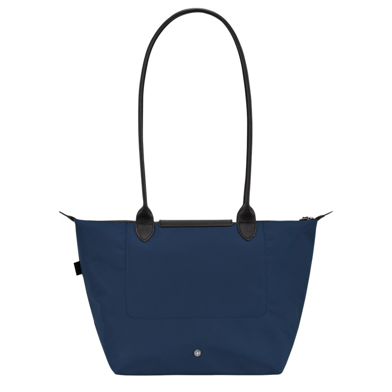 Navy Longchamp Le Pliage Energy L - Recycled canvas Women Shoulder bags | 392047QJR