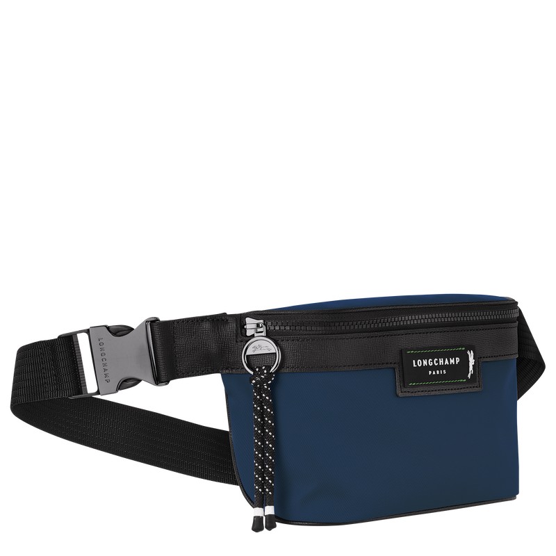 Navy Longchamp Le Pliage Energy M - Recycled canvas Men Belt bags | 592087HBA