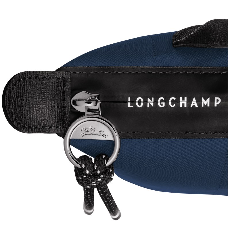 Navy Longchamp Le Pliage Energy Pouch - Recycled canvas Women Pouches & Cases | 827495IHX