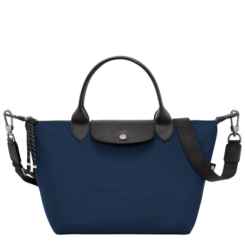 Navy Longchamp Le Pliage Energy S - Recycled canvas Women Handbags | 501238MOL