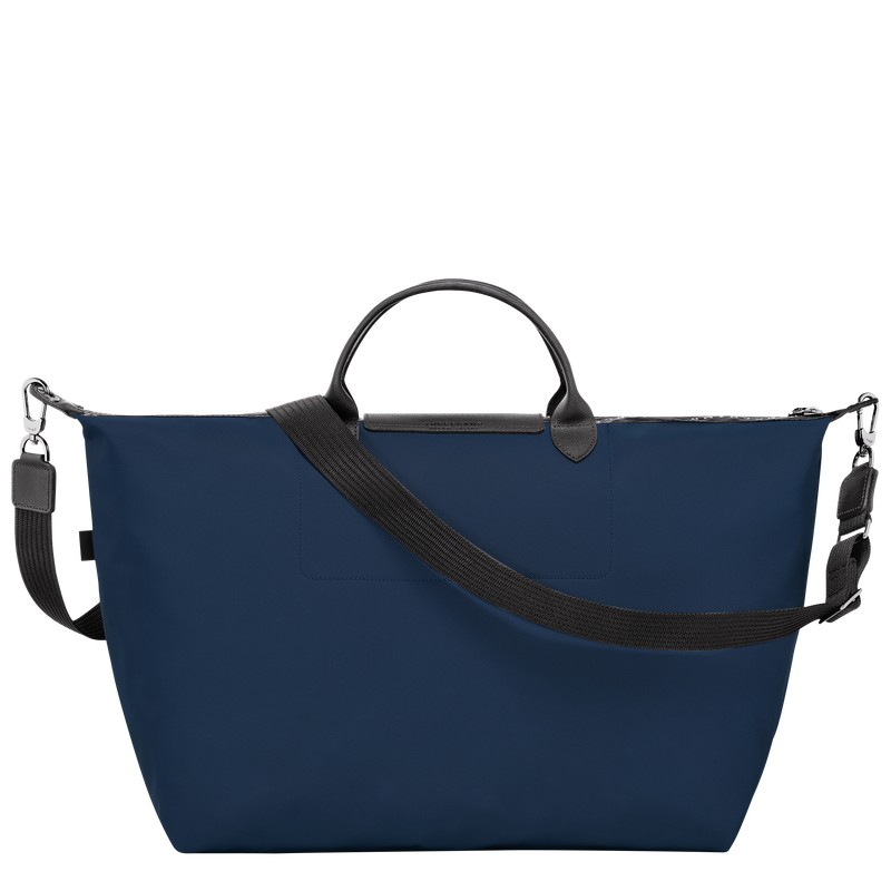 Navy Longchamp Le Pliage Energy S - Recycled canvas Men Travel bags | 590634PCN