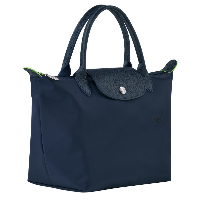 Navy Longchamp Le Pliage Green S - Recycled canvas Women Handbags | 702468WDS