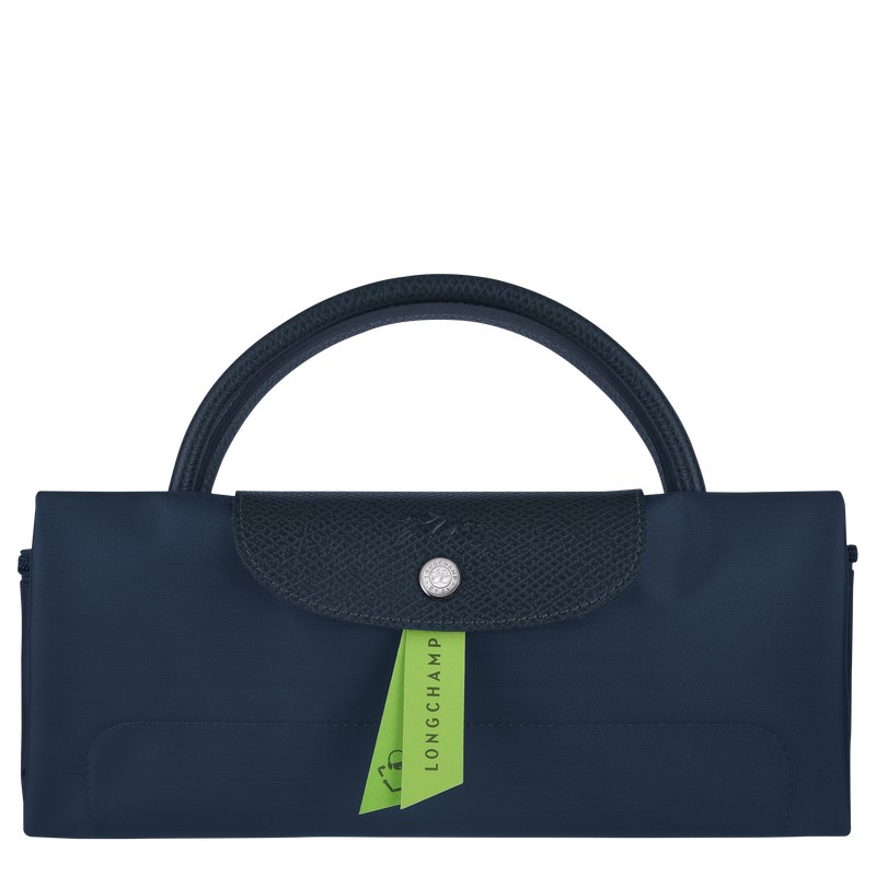 Navy Longchamp Le Pliage Green S - Recycled canvas Women Travel bags | 602834ONZ