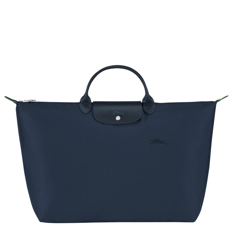 Navy Longchamp Le Pliage Green S - Recycled canvas Women Travel bags | 602834ONZ