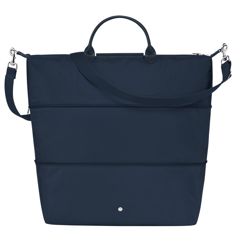 Navy Longchamp Le Pliage Green expandable - Recycled canvas Women Travel bags | 186524WVO