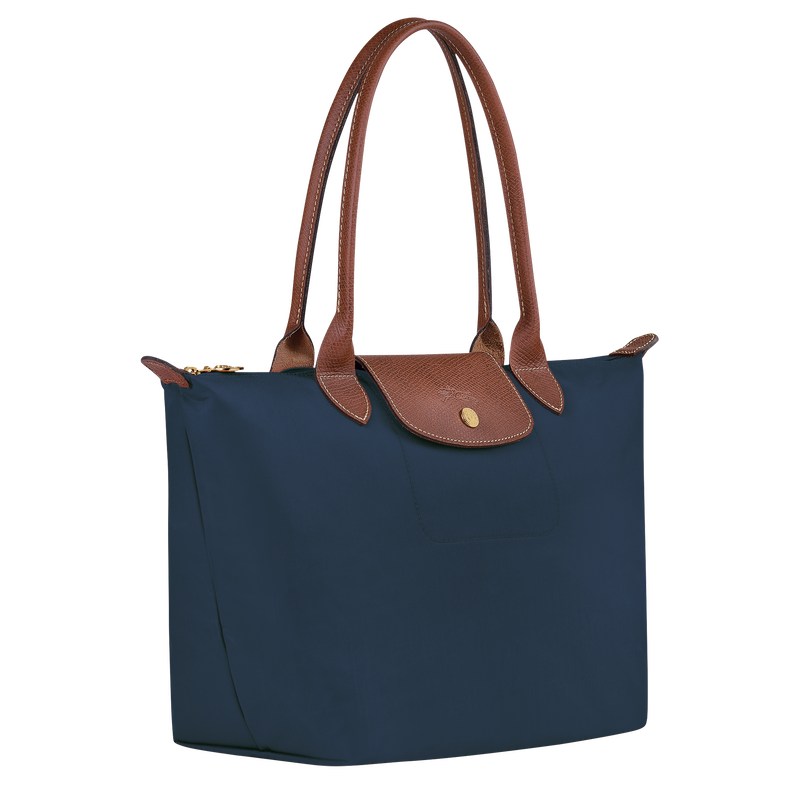 Navy Longchamp Le Pliage Original M - Recycled canvas Women Shoulder bags | 287190HYA