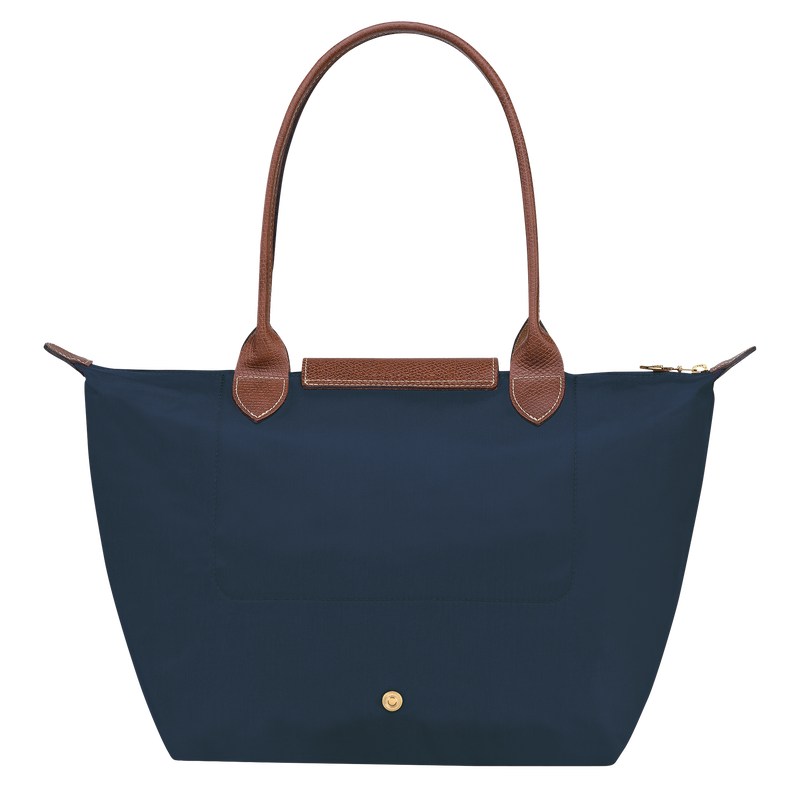 Navy Longchamp Le Pliage Original M - Recycled canvas Women Shoulder bags | 287190HYA