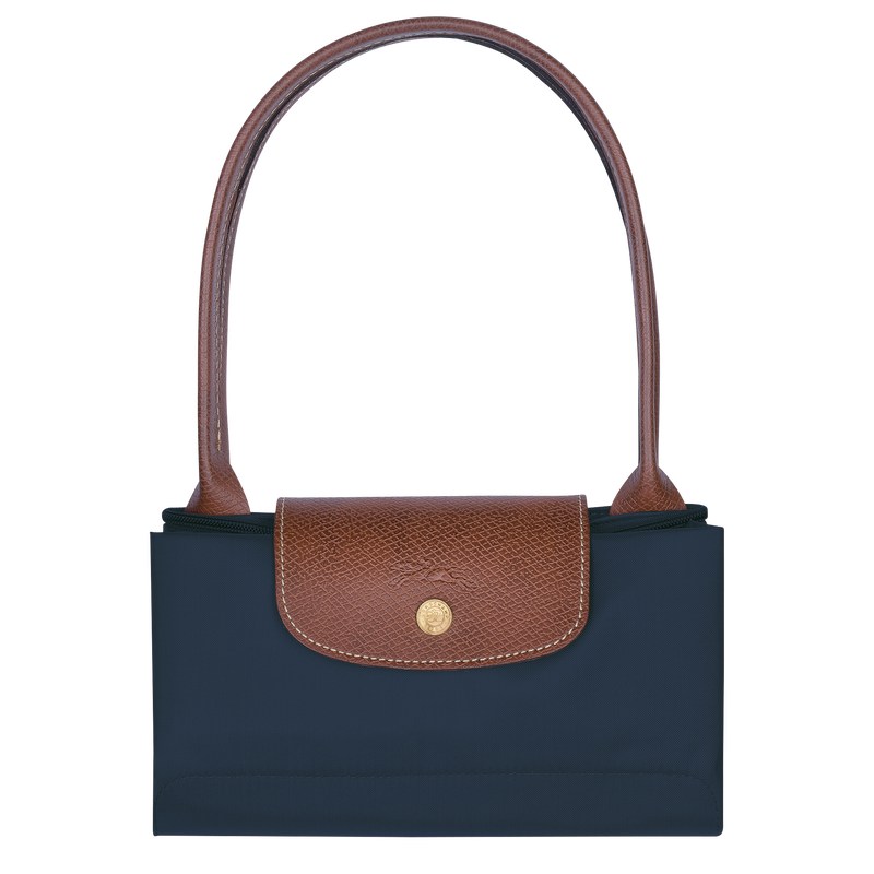 Navy Longchamp Le Pliage Original M - Recycled canvas Women Shoulder bags | 287190HYA