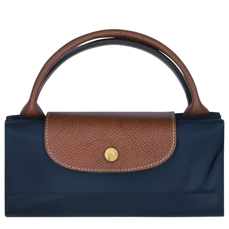 Navy Longchamp Le Pliage Original S - Recycled canvas Women Travel bags | 296754TKH