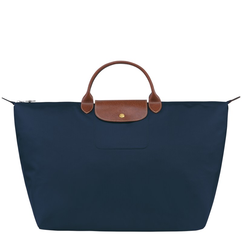 Navy Longchamp Le Pliage Original S - Recycled canvas Women Travel bags | 296754TKH