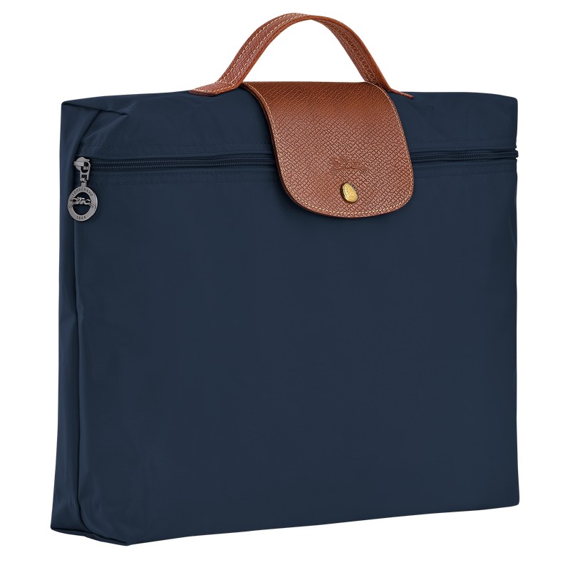 Navy Longchamp Le Pliage Original S - Recycled canvas Men Briefcase | 341807ZSY