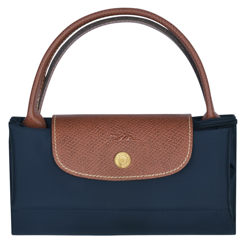 Navy Longchamp Le Pliage Original S - Recycled canvas Women Handbags | 298370VCU