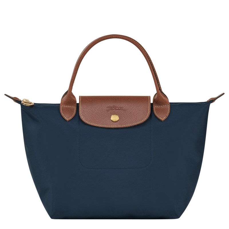 Navy Longchamp Le Pliage Original S - Recycled canvas Women Handbags | 298370VCU