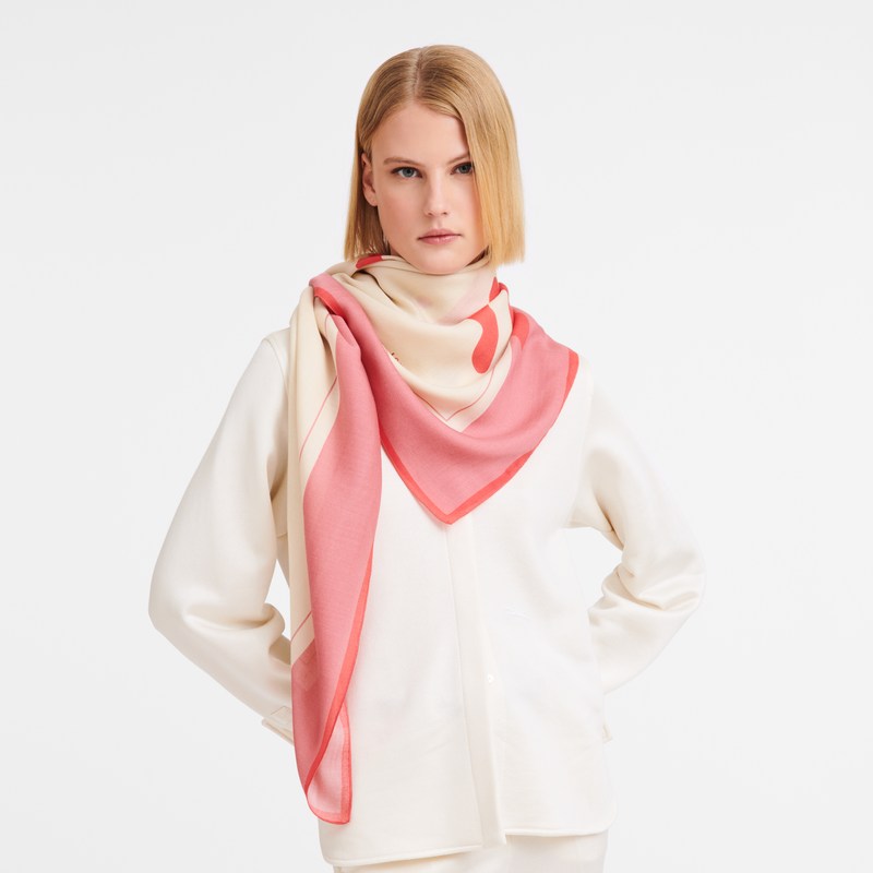 Nude Longchamp Esquisse Shawl - OTHER Women Stoles | 569201AVD