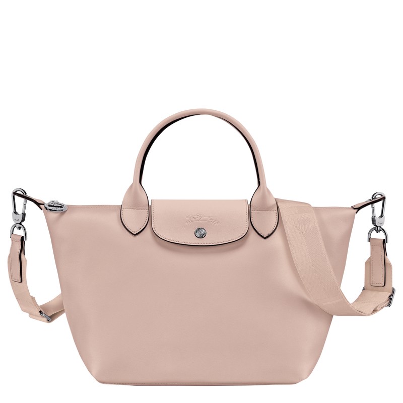 Nude Longchamp Le Pliage Xtra S - Leather Women Handbags | 943862DVX