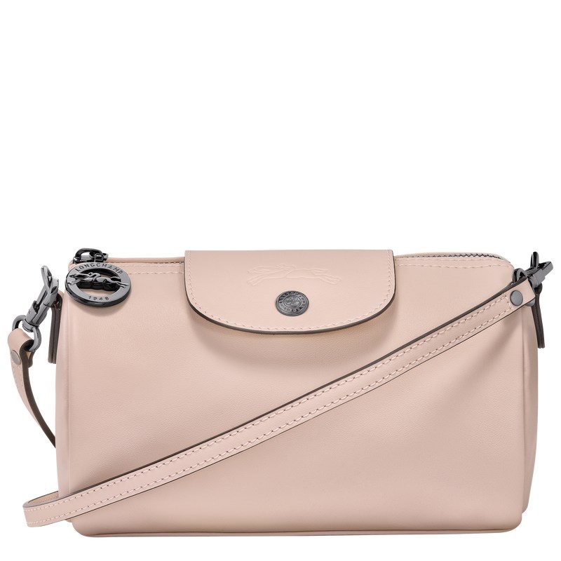 Nude Longchamp Le Pliage Xtra XS Crossbody bag - Leather Women Crossbody bags | 394720QJV