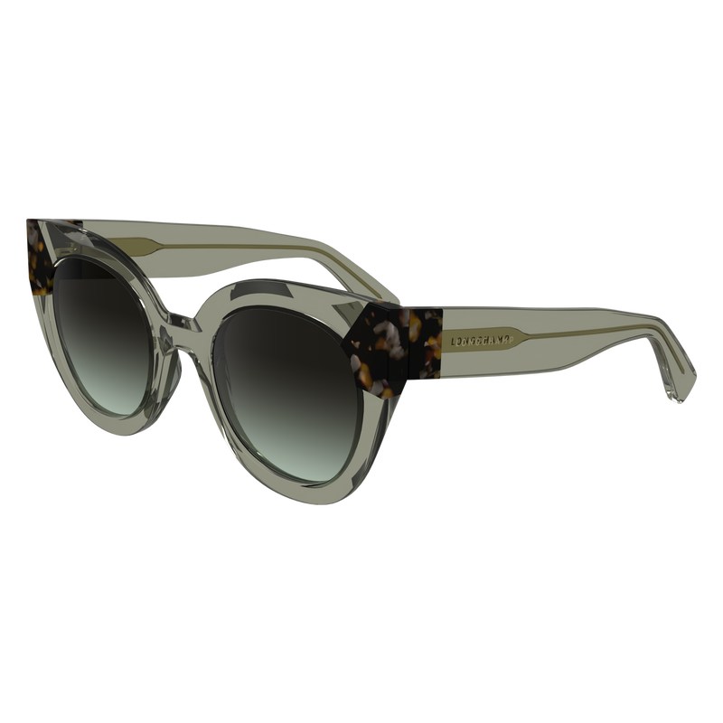 Olive/Havana Longchamp OTHER Women Sunglasses | 729041ANZ