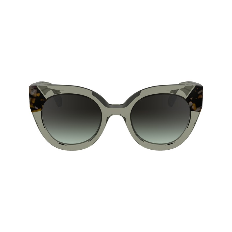 Olive/Havana Longchamp OTHER Women Sunglasses | 729041ANZ