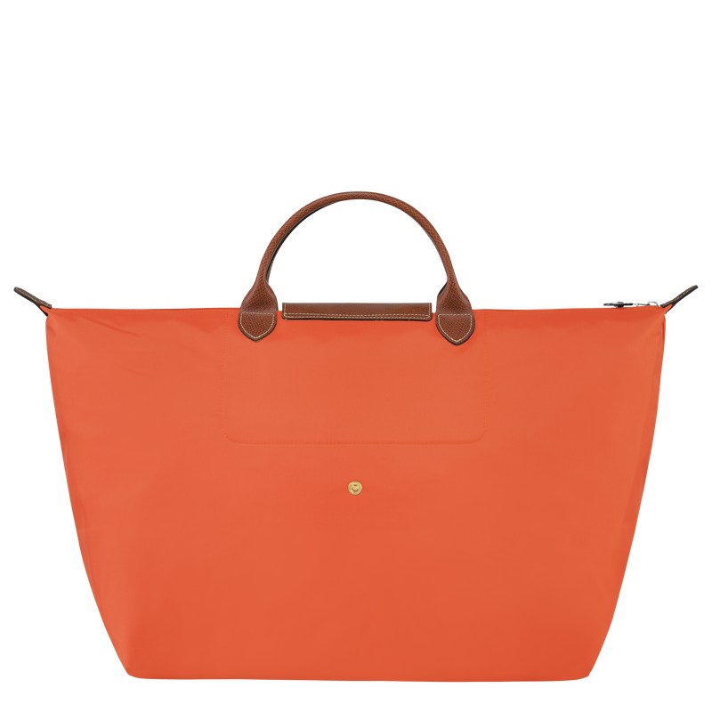 Orange Longchamp Le Pliage Original S - Recycled canvas Women Travel bags | 482907DOL