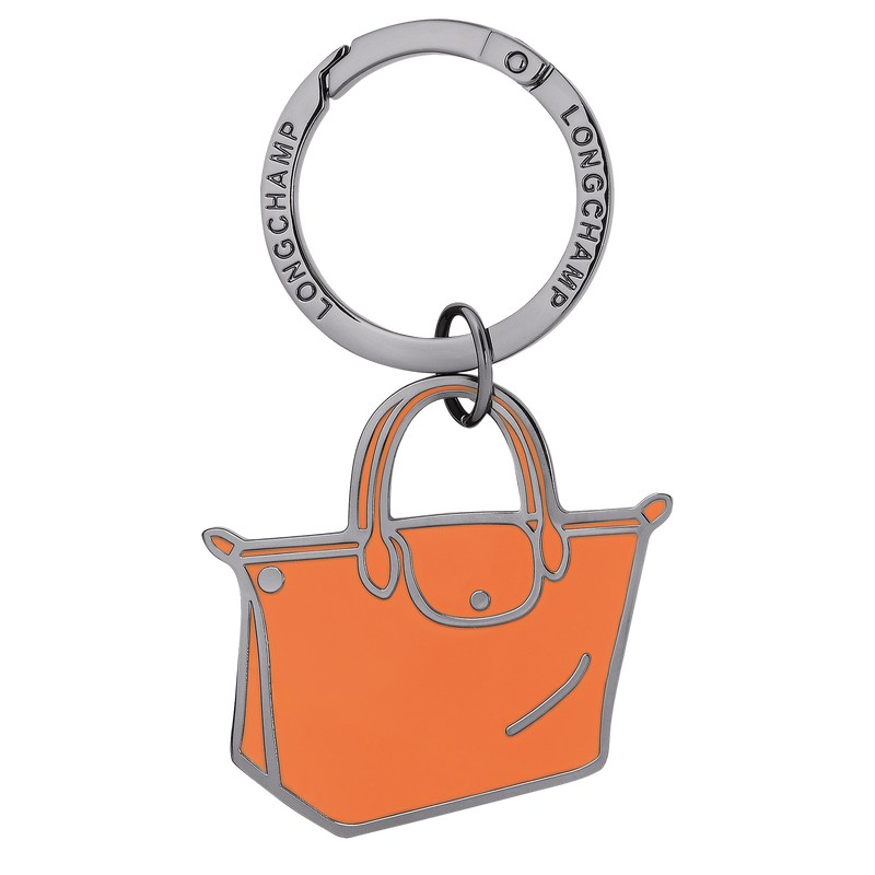 Orange Longchamp Le Pliage - OTHER Women Key rings | 248561IGV