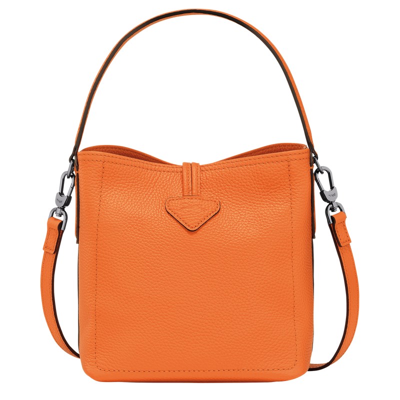 Orange Longchamp Le Roseau Essential XS Bucket bag - Leather Women Crossbody bags | 260489PUJ