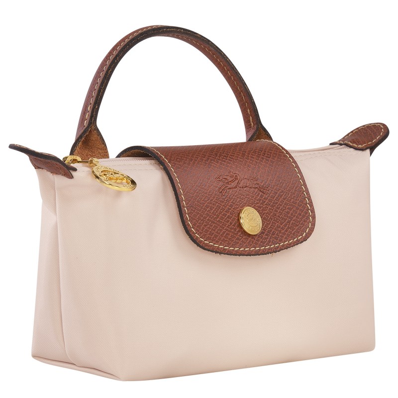 Paper Longchamp Le Pliage Original Pouch with handle - Recycled canvas Women Pouches & Cases | 209461YJQ