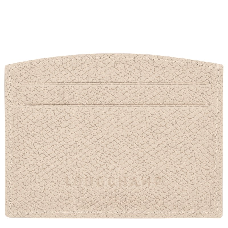 Paper Longchamp Le Roseau Card holder - Leather Women Cardholders & Coin purses | 623590WLV