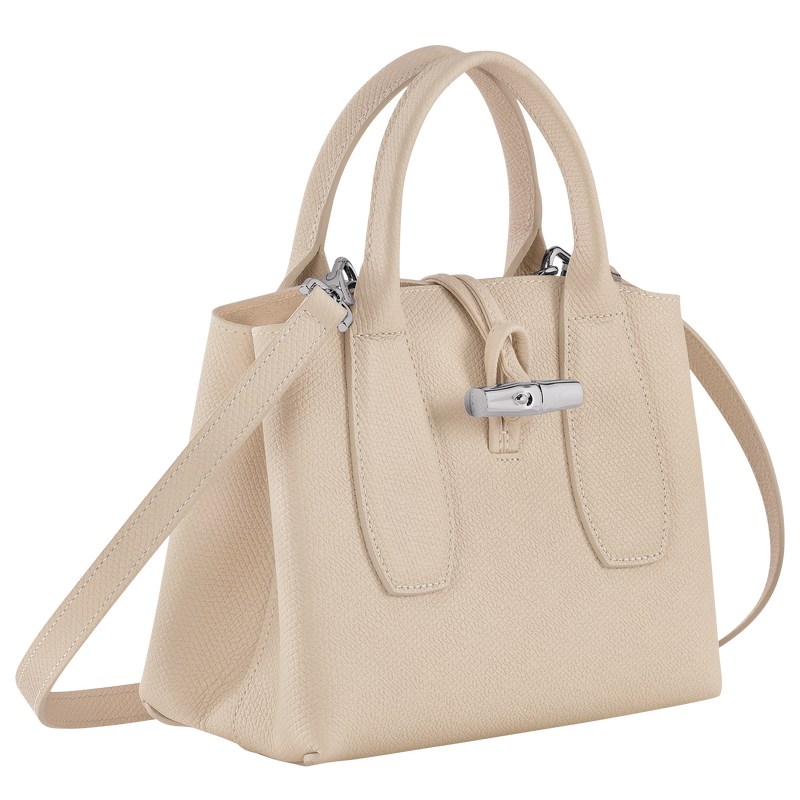 Paper Longchamp Le Roseau S - Leather Women Handbags | 632150UPR