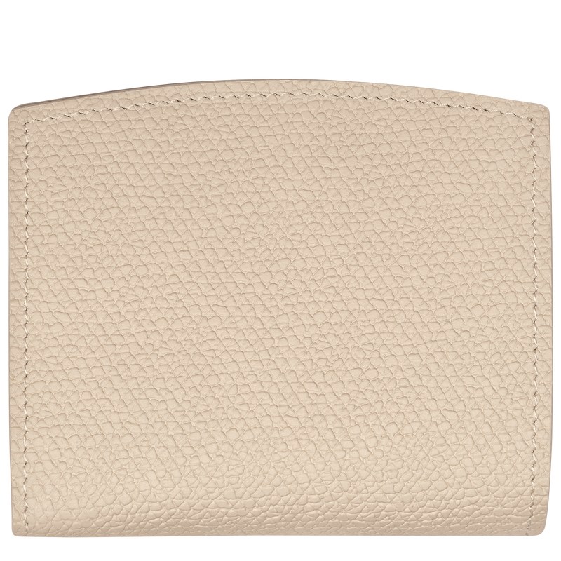 Paper Longchamp Le Roseau - Leather Women Wallets | 791864DVZ