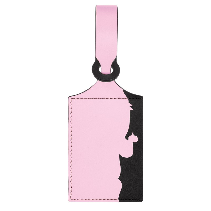 Pink Longchamp LGP Travel Luggage tag - Leather Women Travel accessories | 542739UVP