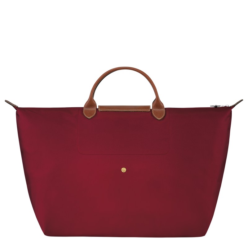 Red Longchamp Le Pliage Original S - Recycled canvas Women Travel bags | 820519DNL