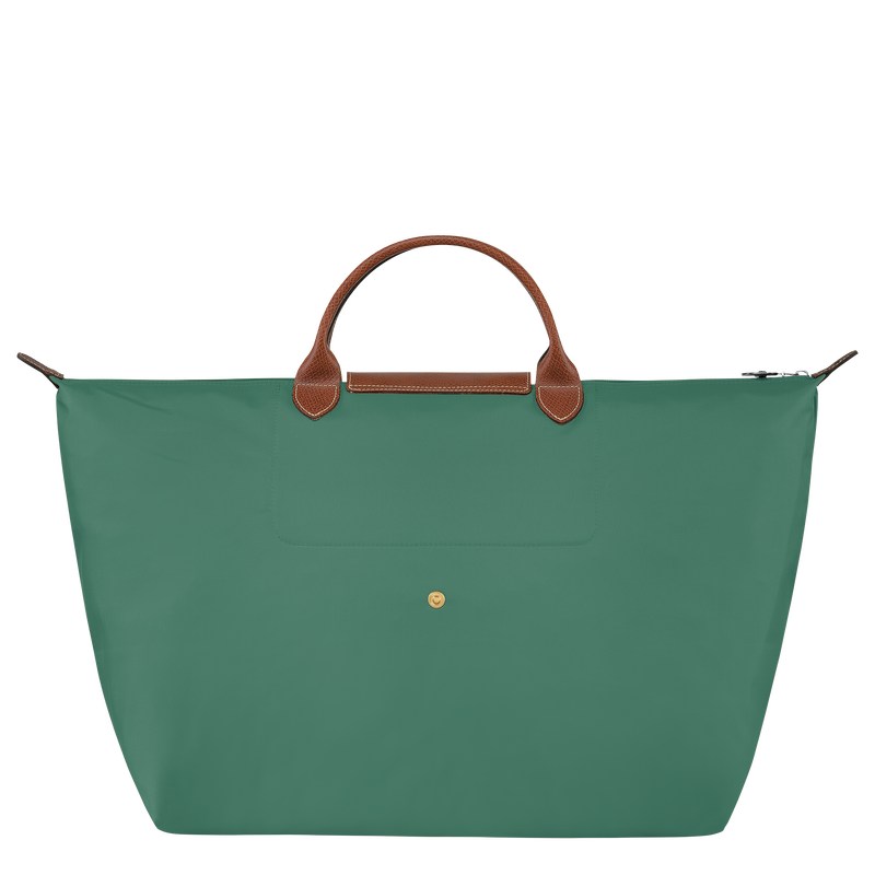 Sage Longchamp Le Pliage Original S - Recycled canvas Women Travel bags | 513748YPC