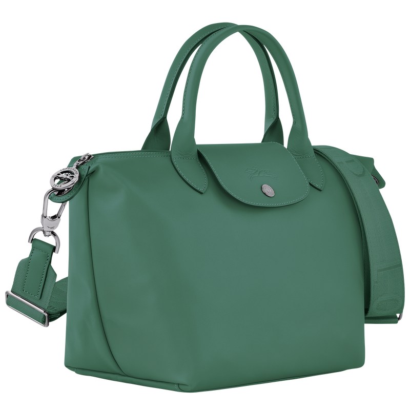 Sage Longchamp Le Pliage Xtra S - Leather Women Handbags | 620548OKT