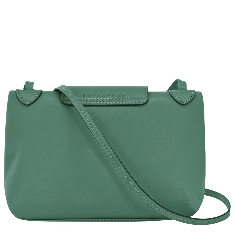 Sage Longchamp Le Pliage Xtra XS Crossbody bag - Leather Women Crossbody bags | 894327DZE