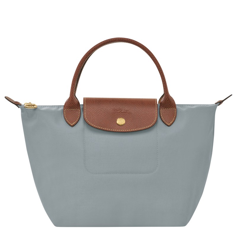 Steel Longchamp Le Pliage Original S - Recycled canvas Women Handbags | 604253KZU