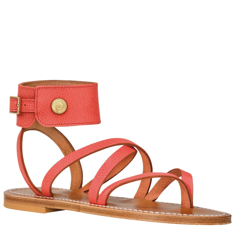 Strawberry Longchamp x K.Jacques Sandals - Leather Women Sandals | 608435IBA