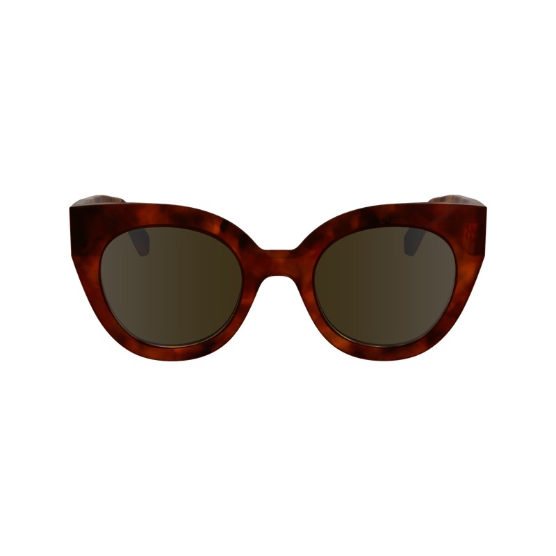 Textured Brown Longchamp OTHER Women Sunglasses | 923674CEO