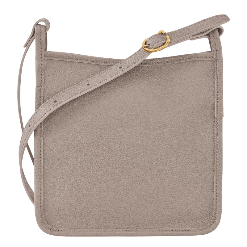 Turtledove Longchamp Le Foulonné S Crossbody bag - Leather Women Crossbody bags | 742965WGJ