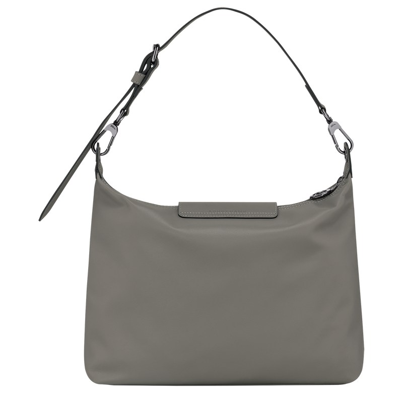 Turtledove Longchamp Le Pliage Xtra M Hobo - Leather Women Shoulder bags | 045391COL