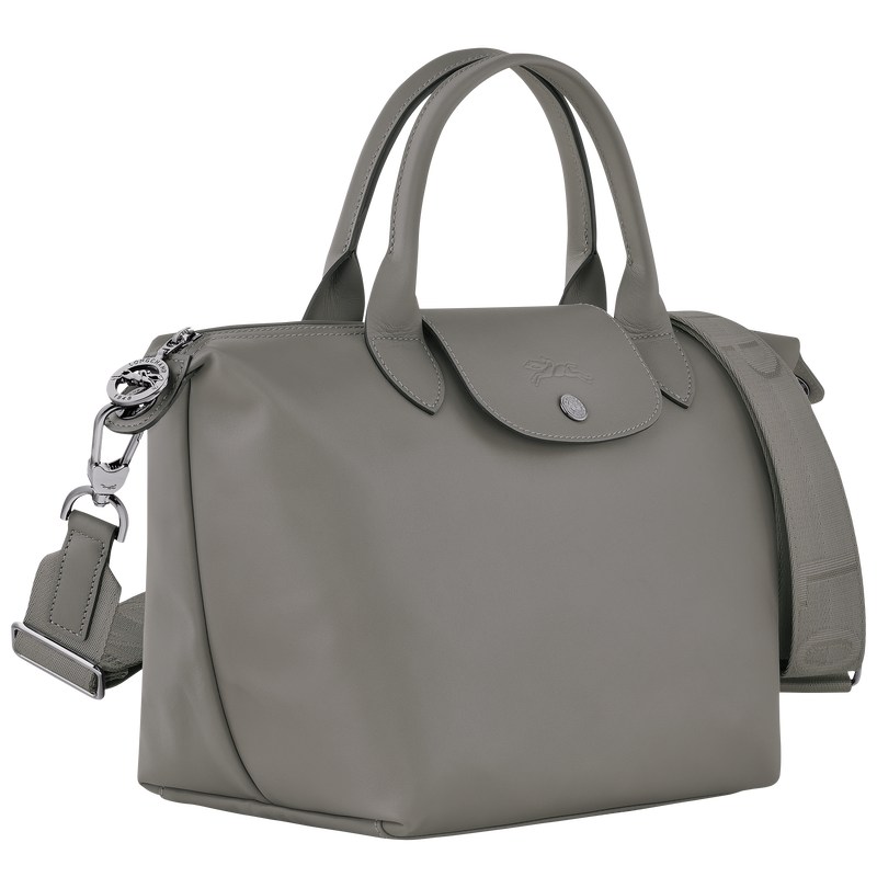 Turtledove Longchamp Le Pliage Xtra S - Leather Women Handbags | 125968TSG