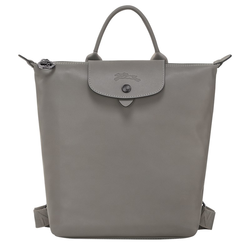 Turtledove Longchamp Le Pliage Xtra S - Leather Women Backpacks | 039572XPH