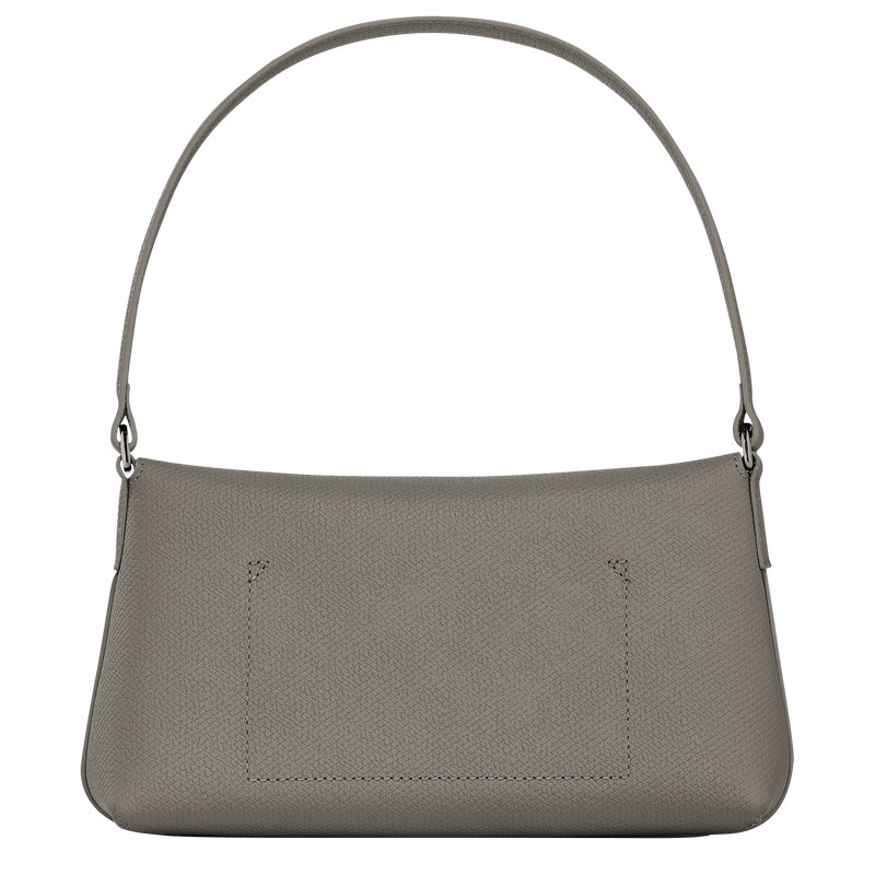 Turtledove Longchamp Le Roseau S Hobo - Leather Women Shoulder bags | 421095PQU