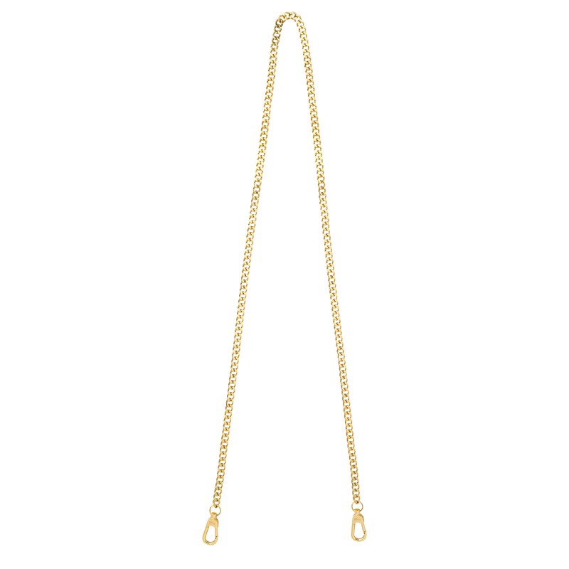 Very pale gold Longchamp chaîne - OTHER Women Shoulder straps | 706829TOQ