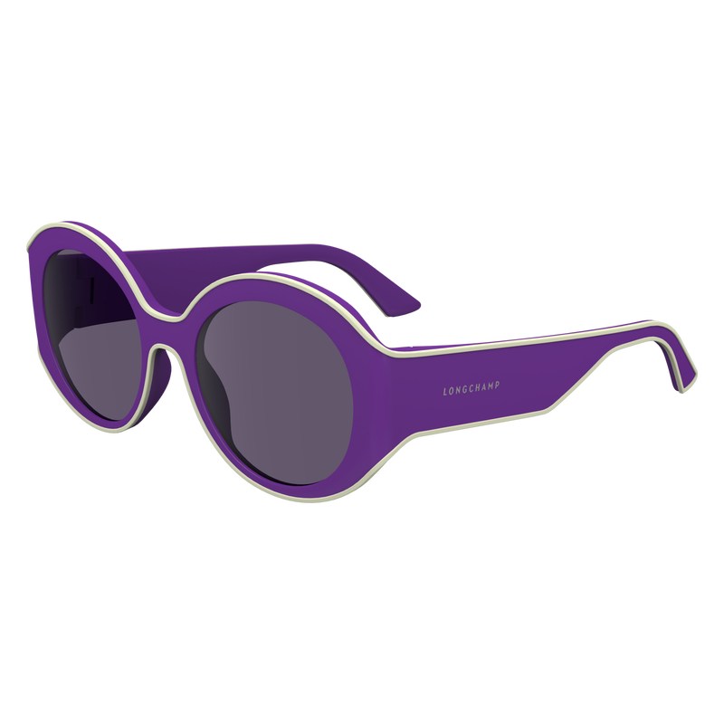 White/Violet Longchamp OTHER Women Sunglasses | 054182MDZ