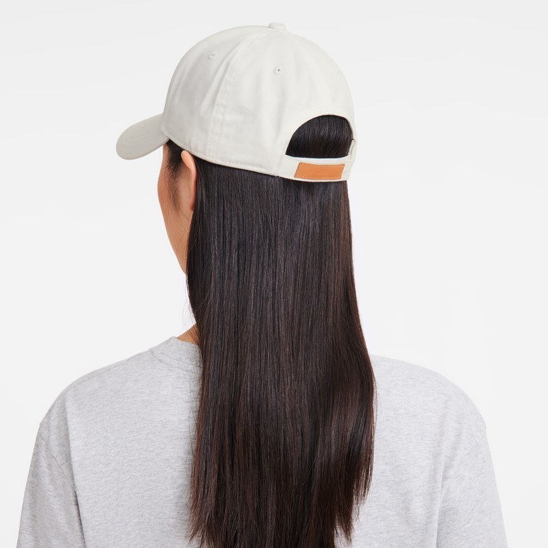 White Longchamp Solid cap - OTHER Women Caps & hats | 069827LTE